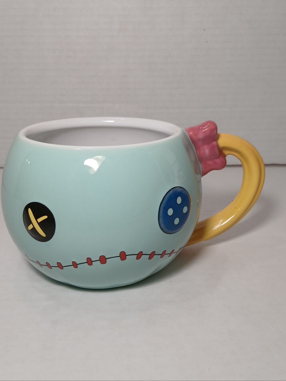 Disney Lilo and Stitch Scrump The Doll Coffee Cup Mug Ceramic 3D Large